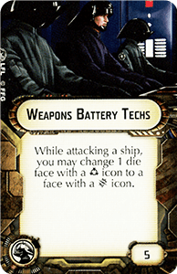 Weapons Battery Techs
